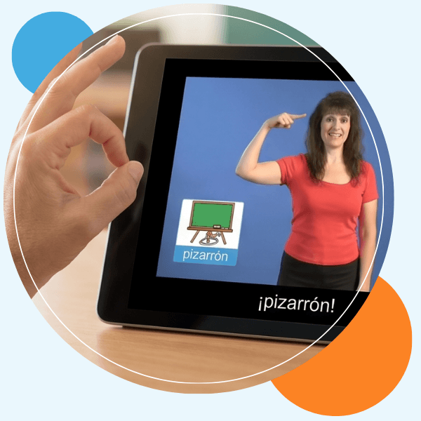 learning spanish on a tablet