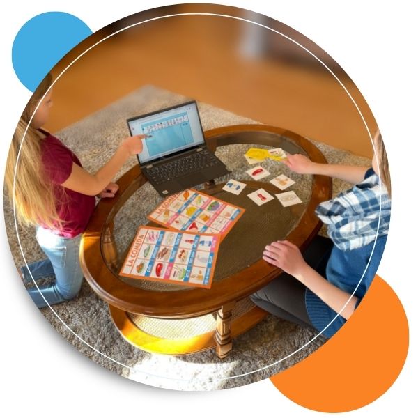 children playing spanish games